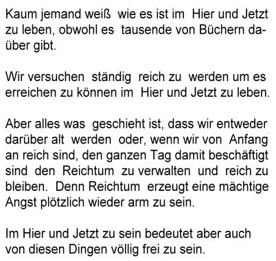 Kaum jemand weiß